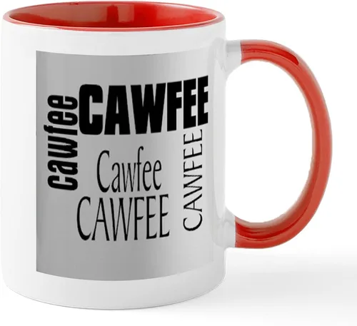 Miniatura 13 de CafePress Cawfee - Taza de café de cerámica (11.0 fl oz)
