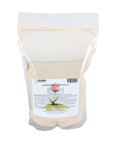 Greenway Biotech, Inc. Polvo de roca de azomita ultrafina ceniza volcánica (distribuidor certificado) minerales orgánicos traza - 2 libras