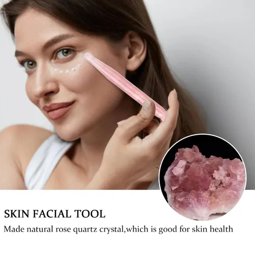 Miniatura 7 de ideayard Mushroom Gua Sha, 2 unidades y 1 pluma de acupresión para piel facial