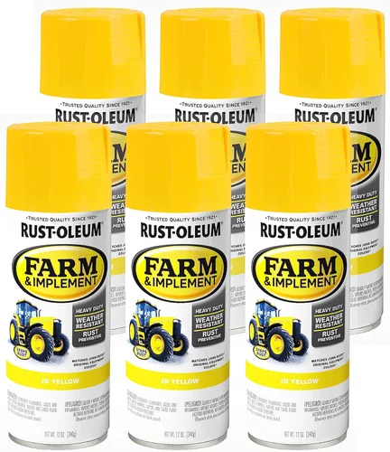 Miniatura 73 de Rust-Oleum 280131-6PK Pintura en aerosol para granjas e implementos, 12 onzas líquidas, color azul Ford, paquete de 6 Ford azul