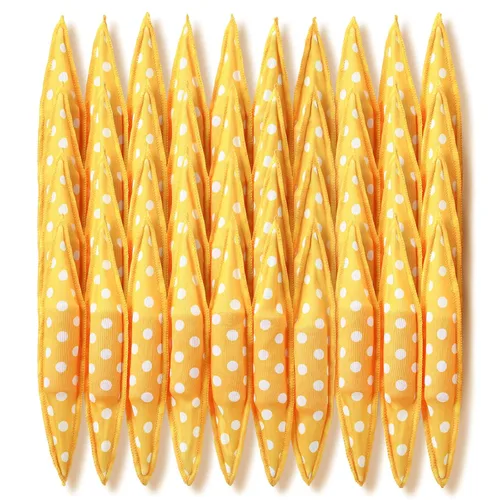 Miniatura 9 de Bememo 40 rulos suaves para el cabello, rodillos de almohada sin calor durante la noche, rizadores de esponja de satén para dormir sin calor