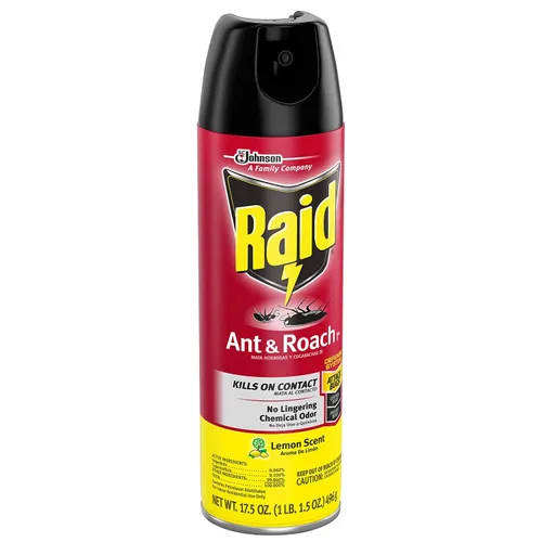 Miniatura 4 de Raid Ant & Roach Killer Aroma limón 17.5 onzas (paquete de 4)