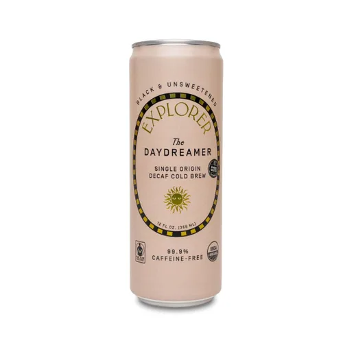 Miniatura 8 de Explorer Seeker - Café orgánico preparado en frío listo para beber, con 65 mg de cafeína por porción, negro, sin azúcar y comercio justo, 12 onzas