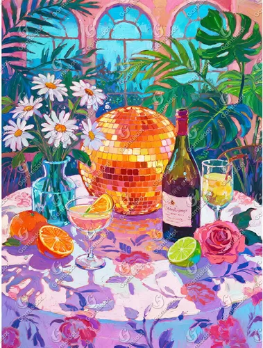 Miniatura 8 de Gamteldot 4 piezas de kits de arte de diamante de frutas para adultos - kits de pintura de diamante 5D con herramientas completas de bricolaje