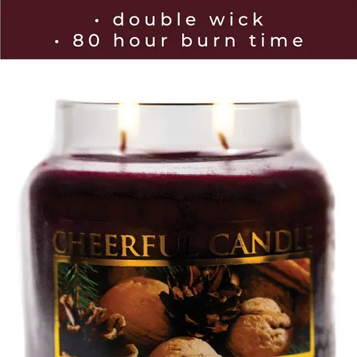 Miniatura 4 de A Cheerful Giver - Vela perfumada en tarro de vidrio para fiestas (16 onzas) con tapa y fragancia fiel a la vida, fabricada en Estados Unidos