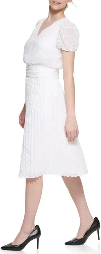 Miniatura 3 de Karl Lagerfeld Paris Women's Clip Chiffon Blouson Midi