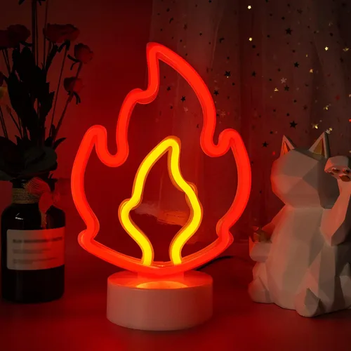 Miniatura 11 de Letrero de neón de plátano, luz LED WIOSOUL Banana con base para decoración de mesa, lámpara LED USB / batería alimentada por batería para hombre