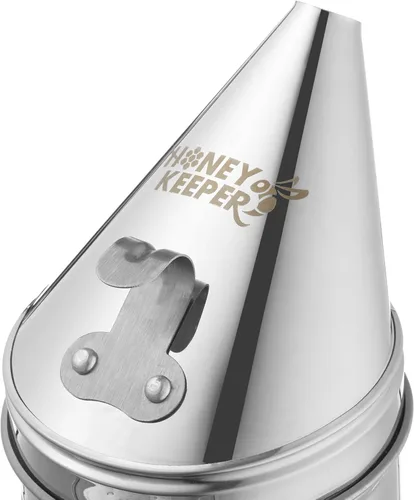 Miniatura 6 de Honey Keeper Acero inoxidable del fumador de la colmena de la abeja con el equipo de la colmena de la apicultura