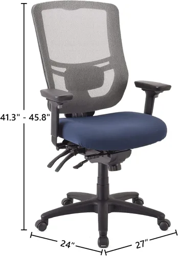 Miniatura 3 de Tempur-Pedic Silla de trabajo ajustable, cobalto