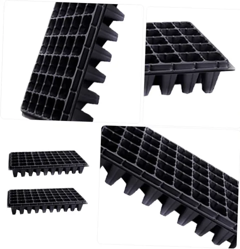 Miniatura 3 de Yardwe Bandejas de germinación de 10 piezas para plantas de jardín de interior, kit de cultivo de plantas
