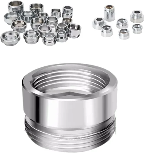 Miniatura 12 de Adaptador de grifo, accesorio de manguera de fregadero para grifo, grifo de extensión adecuado para conectar fregadero, cocina, baño, grifo