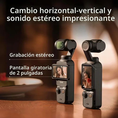 Miniatura 2 de DJI Osmo Pocket 3 Cámara Gimbal, Bundle con Power Bank, Estuche de Transporte, Protector de Pantalla, Tarjeta de Memoria de 64GB y Lector de Tarjetas