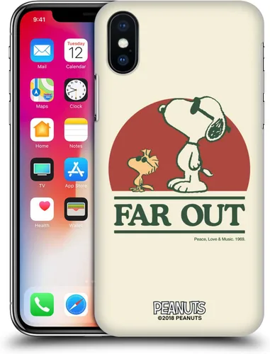 Miniatura 15 de Head Case Designs Funda rígida con licencia oficial de Peanuts Snoopy Woodstock Far Out Woodstock 50th compatible con Apple iPhone 15 Plus