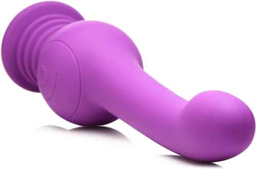 Miniatura 4 de INMI Sex Shaker Silicona para hombres, mujeres y parejas. Consolador giratorio recargable, impermeable y potente, 1 pieza, morado. Púrpura