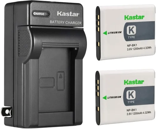 Miniatura 5 de Kastar - Cargador de batería de pared para Sony NP-BK1 NP-FK1, cargador Sony BC-CSK, Sony Cyber-Shot DSC-W180, Cyber-Shot DSC-W190, Cyber-Shot