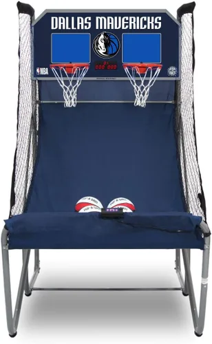 Miniatura 33 de Pop-A-Shot - Home Dual Shot Arcade Basketball Game with NBA Graphics l Sensor Scoring l 16 Game Modes l 7 Balls l Foldable Storage l for All NBA Fans
