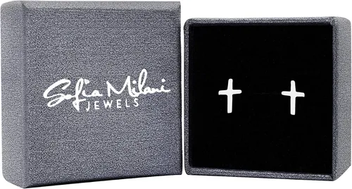 Miniatura 2 de SOFIA MILANI - Pendientes Mujer Plata 925 - Pendiente Cruz - 20902, Plata, no aplica