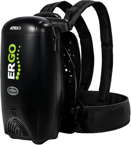 Miniatura 3 de Atrix VACBP10 - Aspiradora ergonómica de mochila, paquete premium con 10 filtros, filtro HEPA de 8 cuartos de galón, aspiradora pequeña portátil