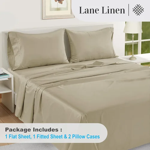 Miniatura 4 de Sábanas 100% de Algodón Egipcio Tamaño King - Naturalmente Transpirables y Duraderas para Comodidad Invernal, Ultra Suaves con Comodidad de Hotel