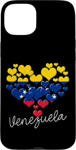 Miniatura 9 de Funda para iPhone 17 con diseño de corazón hispano con bandera venezolana con orgullo de Venezuela