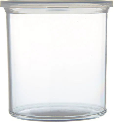 Miniatura 2 de Carlisle FoodService Products Contenedor de almacenamiento redondo clásico tipo crock con tapa para cocina, restaurantes, hogar, plástico, 1.2 Claro