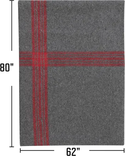 Miniatura 5 de Rothco Manta de lana a rayas para exteriores – Funda de emergencia pesada, cálida y cómoda