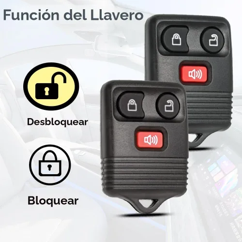 Miniatura 5 de SUPALAND Llavero de entrada sin llave Compatible con Ford F150 F250 F350 Explorer Expedition 1998-2016 / Ranger Escape Edge E150 Freestar / Lincoln