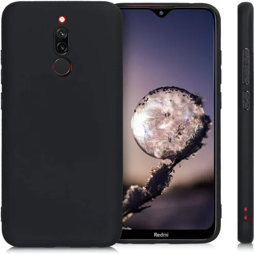 Miniatura 5 de kwmobile Funda compatible con Xiaomi Redmi 8 - Funda protectora delgada para teléfono TPU - Acabado mate suave - Negro mate
