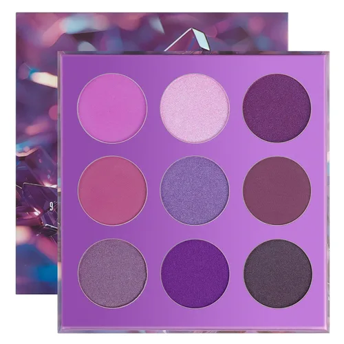 Miniatura 13 de Docolor Paleta de sombras de ojos de 9 colores, sombras de ojos amarillas, paletas de sombras de piedras preciosas, sombras altamente pigmentadas