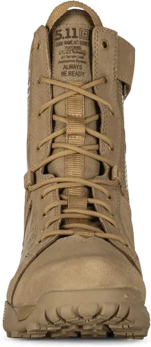 Miniatura 2 de 5.11 Tactical A/T Botas de estilo militar todoterreno de 8 pulgadas para hombre, para nieve, senderismo, trabajo, sin cremallera, resistentes al