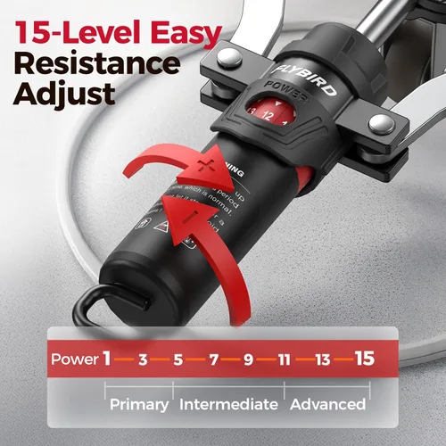 Miniatura 3 de FLYBIRD Torcedor de Pecho y Brazo y Entrenador de Core, equipo de entrenamiento de pecho CoreFlex Twister de potencia hidráulica, 22-440 libras