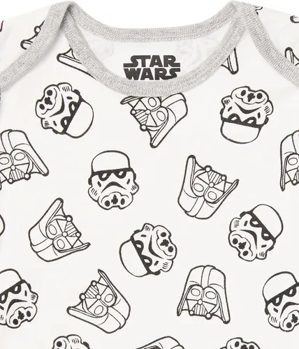 Miniatura 7 de Tienda Essentials Disney Marvel Star Wars Toddlers Baby Boys Short-Sleeve Bodysuits Pack of 6