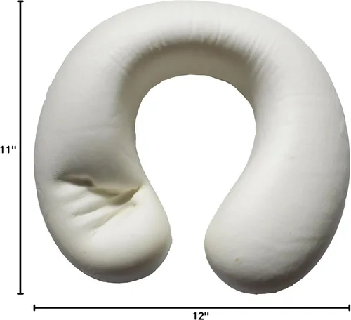 Miniatura 8 de Almohada de viaje en forma de U de espuma viscoelástica Soporte para el cuello Cojín de reposacabezas (negro)