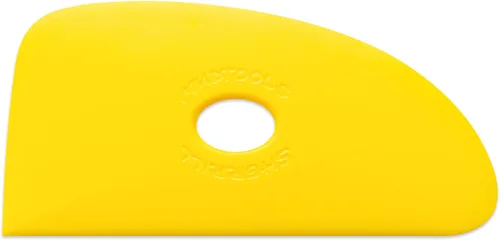 Miniatura 4 de Mudtools Costilla Polimérica Azul Tamaño 4 Firme - Triple Radio - Cerámica, Cerámica, Arcilla - B4 Azul - Firme (B4)