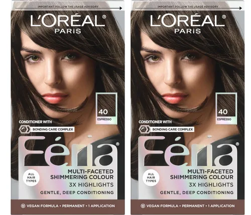 Miniatura 38 de L'Oreal Paris Feria - Tinte permanente multifacético y brillante, 60 Crystal Brown (castaño claro), paquete de 1 60 marrón claro