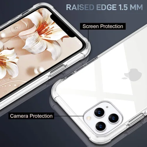Miniatura 3 de MATEPROX 11 Pro Max - Carcasa protectora para iPhone 11 Pro Max 6.5, transparente, a prueba de golpes
