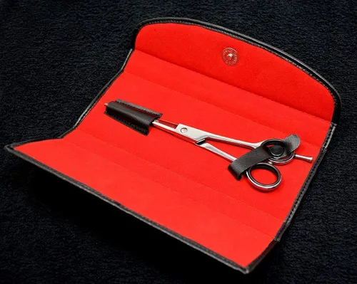 Miniatura 4 de PRO - Tijeras afiladas de peluquería y tijeras de adelgazamiento de acero de primera calidad fabricadas en Alemania con reposamanos para dedos