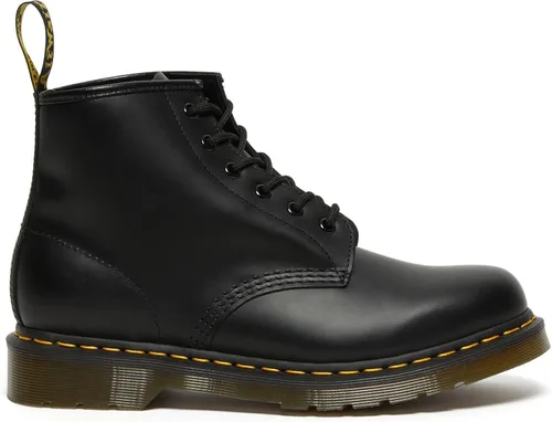 Miniatura 5 de Botines de piel lisa Dr. Martens 101 para mujer, color negro liso