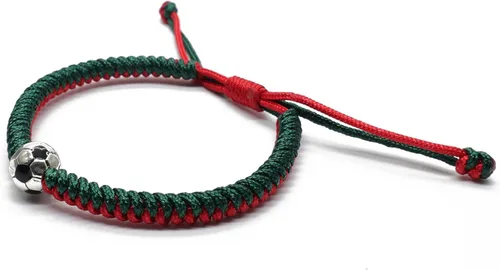 Miniatura 23 de MANYC - Pulseras de fútbol para hombres, mujeres y niños, accesorios elegantes para fanáticos del fútbol, regalos de espíritu de equipo para niños