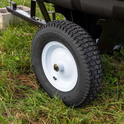 Miniatura 7 de Titan Attachments Carrito volquete de polietileno económico de 650 libras (10 pies cúbicos) para césped