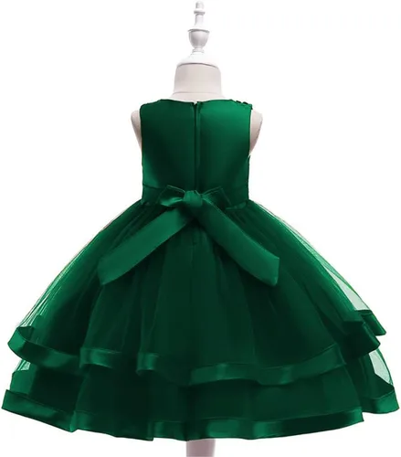 Miniatura 3 de COMISARA - Vestido formal para niña, para boda o desfile, tallas 6M-9T