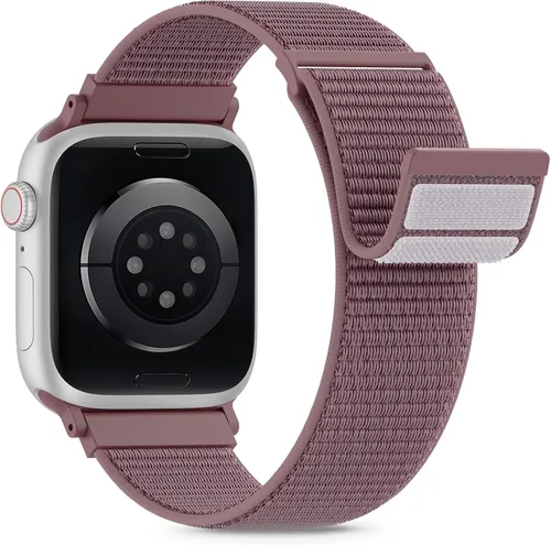 Miniatura 15 de Nylon Loop Sport Band Compatible with Apple Watch Bands 38mm 40mm 41mm 42mm for Women Men, iWatch Wrist Straps for Se, Series 11 10 9 8 7
