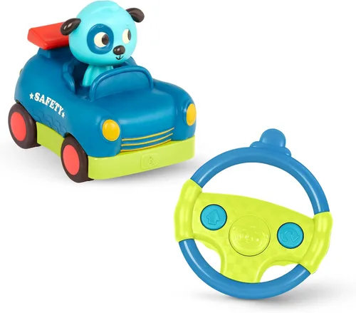 B. toys Coche de control remoto para niños pequeños, niños - Control remoto con 2 botones grandes - Vehículo RC rápido con sonidos divertidos - Más