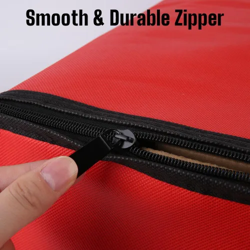 Miniatura 6 de Bodaon - Bolsa aislada para pizza para entrega y portabebidas portátil de plástico, 20"x 20"x 6", enfriador Doordash/calor para alimentos calientes