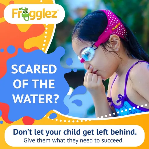 Miniatura 5 de Frogglez Gafas de natación antivaho para niños menores de 10 años (de 3 a 10 años) recomendadas por instructores de natación; correa premium sin