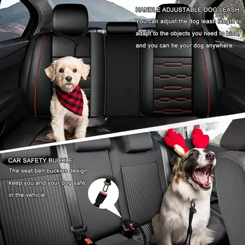 Miniatura 3 de Correa de perro para perros grandes que tiran, amortiguadora de golpes de 6 pies sin enredos acolchada Caminatas nocturnas, entrenamiento al aire