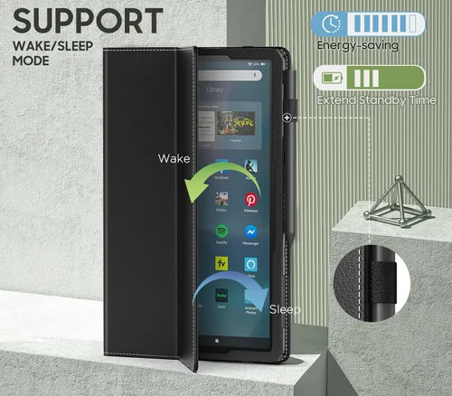 Miniatura 6 de MoKo Funda para Amazon Kindle Fire Max 11 (13ª generación, versión 2023) de 11 pulgadas, funda plegable delgada con soporte para tableta Fire 11