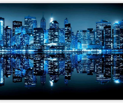 Miniatura 13 de artgeist Mural de pared Nueva York, 77 x 61 pulgadas, adhesivo autoadhesivo para pared, diseño de foto extraíble, decoración del hogar, paisaje