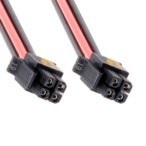 Miniatura 4 de xiwai Cable de alimentación ATX para conector Molex Micro Fit de 4 pines macho a 4 pines macho de alimentación 12 V Cable 23.6 in 20 AWG Paso =
