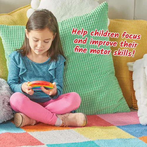 Miniatura 4 de hand2mind Juguetes sensoriales de burbujas del alfabeto, juguetes para la ansiedad para niños, juguetes de letras, juguetes de motricidad fina